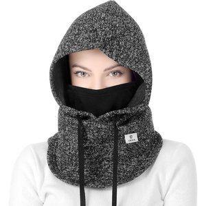 Women's Facial Neck Warmer Winter Mask Hat